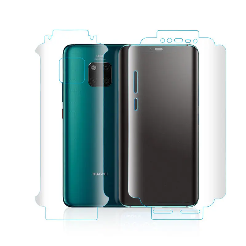 Гидрогелевая пленка для Mate30 40 RS 20 Nova 7/8 Pro защитная на весь экран P30/P50/P40 Plus