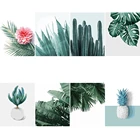 Картина маслом по номерам зеленые листья и фрукты, набор для рисования на холсте, ручная роспись, искусство, подарок, картина по номерам сделай сам, домашнее украшение