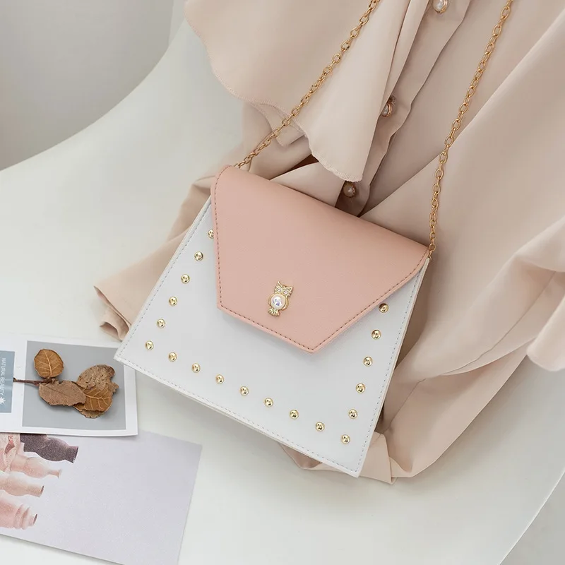 Новинка весна-лето 2020 женская маленькая сумка на плечо модная текстурная Милая