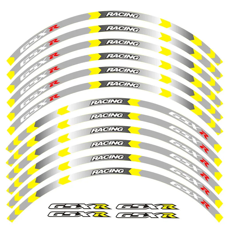 Горячая Распродажа Высокое качество 12 шт. подходит для колеса мотоцикла Наклейка