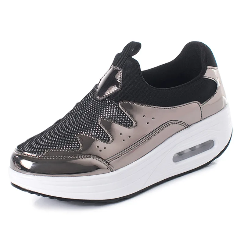 Брендовые кроссовки на танкетке стройнящие тонизирующие туфли обувь толстой