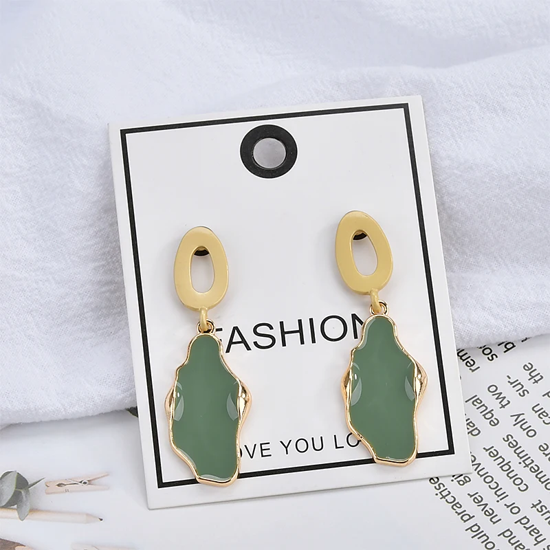 Осенне зимние нерегулярные Капельное масло Якин подвеска в форме листа из сплава