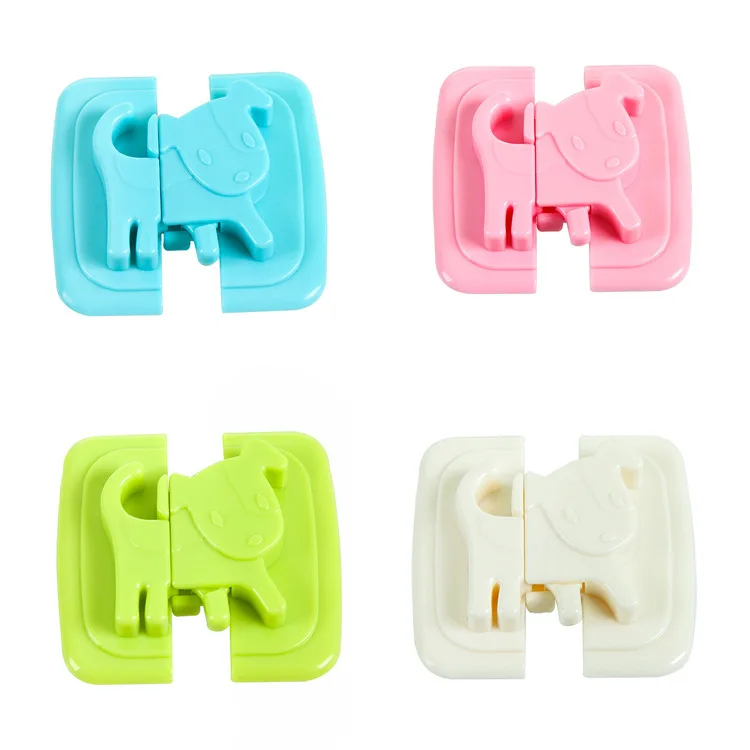 

1PCS Baby Safety Cartoon Dog Cabinet Lock Baby Care Safety Security Refrigerator Locks & Straps Products For Fridge Door Locks