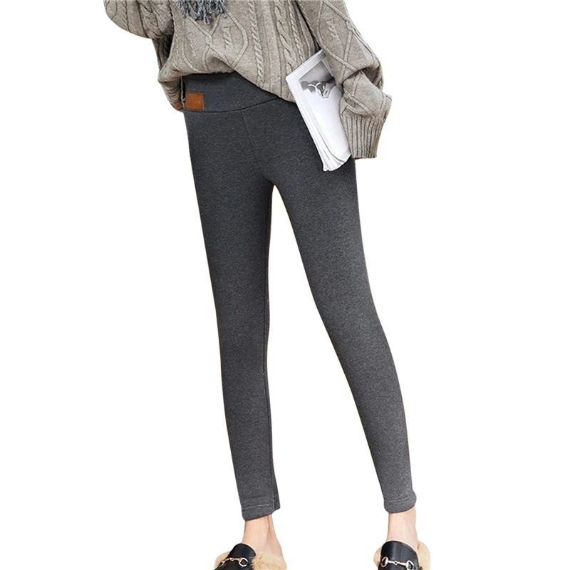 

MY Winter Leggings Knitting Velvet Leggings High Elastic Thicken Warm Pants Skinny Pants For Women Leggins Comfortable