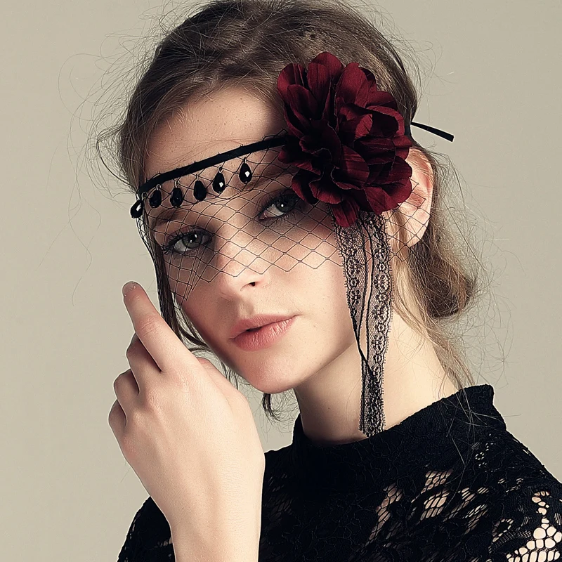 Маска женская кружевная для Хэллоуина дня рождения | Дом и сад