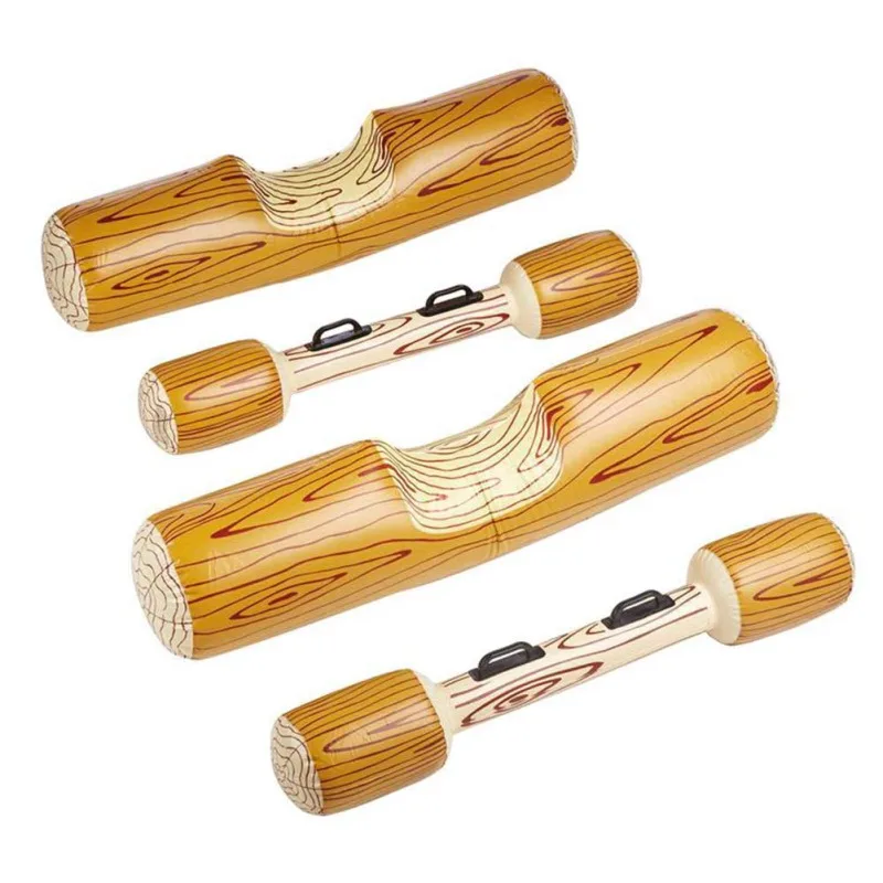 

Explosion Pool Party Water Wood Pattern Swim Ring Adult Children's Game Wooden Raft Floating Color Bo