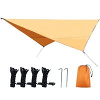 320250cm sunshade canopy waterproof tarp tent oxford silver coated cloth pu1000 water pressure outdoor camping sun shelter
