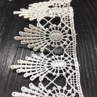 water soluble lace skirt accessories dress clothing accessories polyester unilateral hollow lace