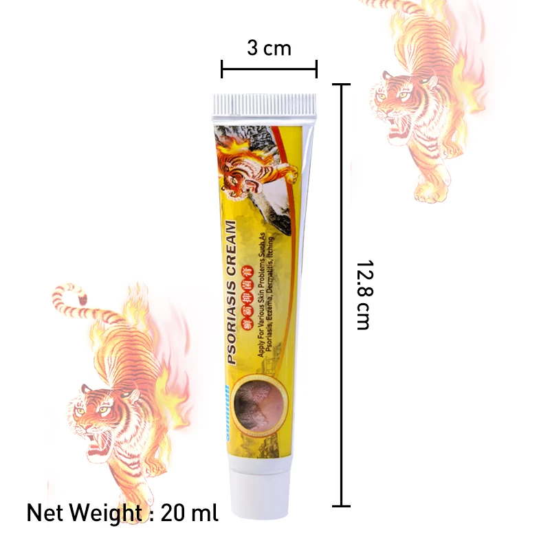 

Tiger Fat - Psoriasis Cream, Antibacterial Ointment, Rheumatoid Skin Pruritus Dermatitis, Chinese Herbal Medicine, 1/2/3 Pieces