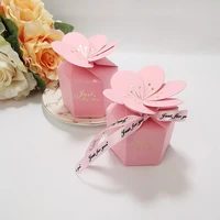 petal chocolate candy boxes small cardboard box wedding card box decoration paper gift box packaging event party supplies