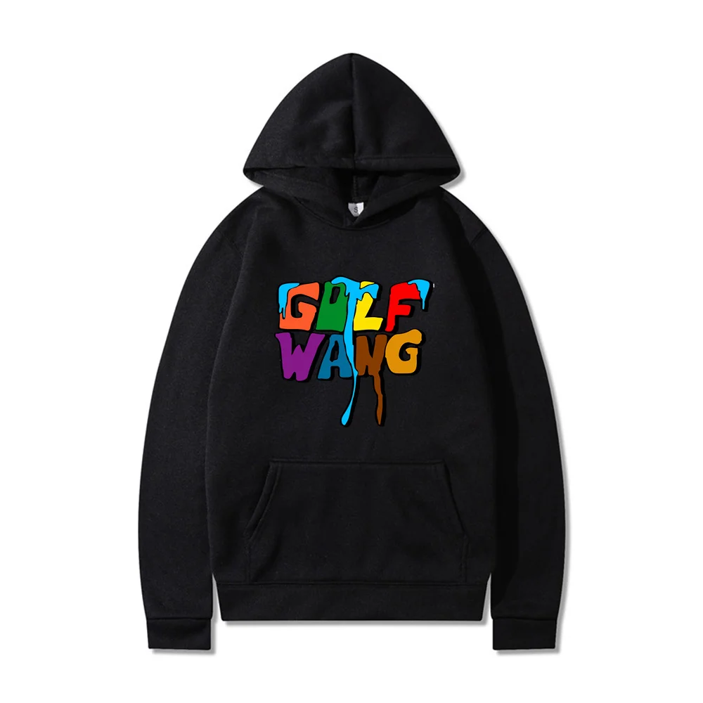 

Толстовки с капюшоном для гольфа, мужские свитшоты Ван Тайлер, творческий скейт, Харадзюку, мужские и женские, в стиле хип-хоп, японская толс...