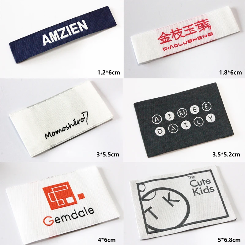 Бесплатная доставка дизайнерские этикетки из атласной ткани на заказ для