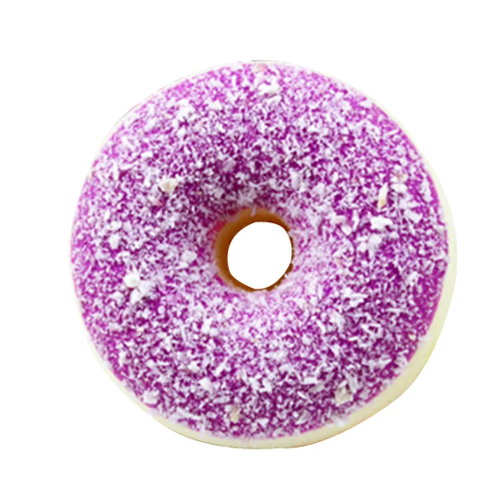 

Kids Simulation donut toys Squishy Squeeze Stress Reliever Soft Colourful Doughnut Scented Slow Rising Toys Cartoon Soft Toys