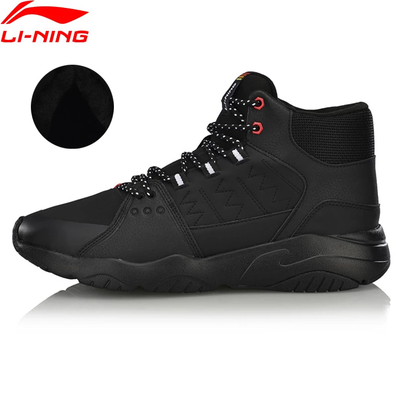 (Перерыв код) Li Ning Для мужчин LN PIONEER образа жизни обувь дышащие теплые флисовые