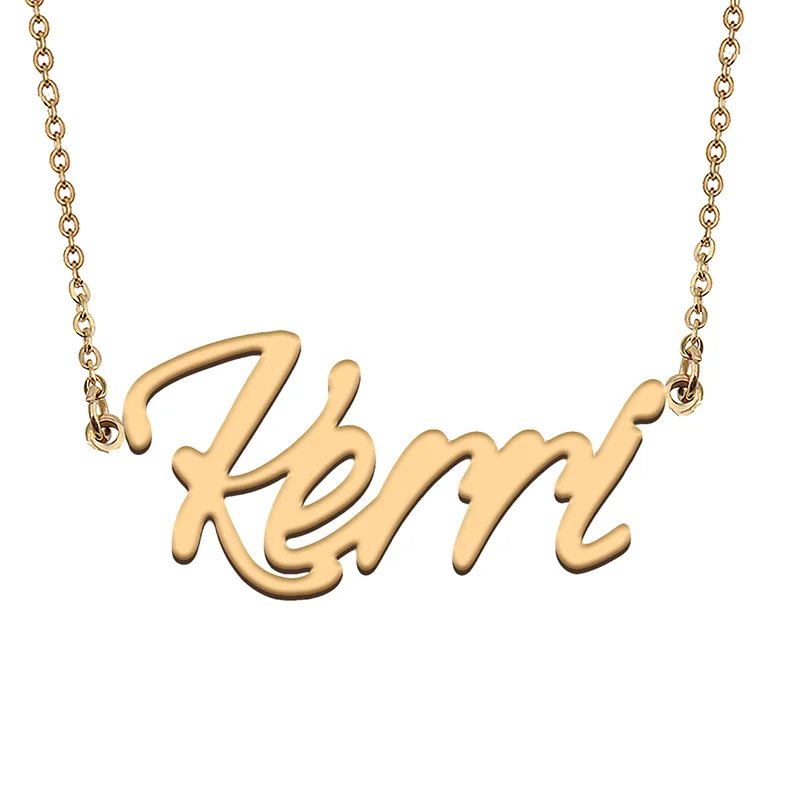 Kerri Custom Name Necklace Customized Pendant Choker Personalized Jewelry Gift for Women Girls Friend Christmas Present