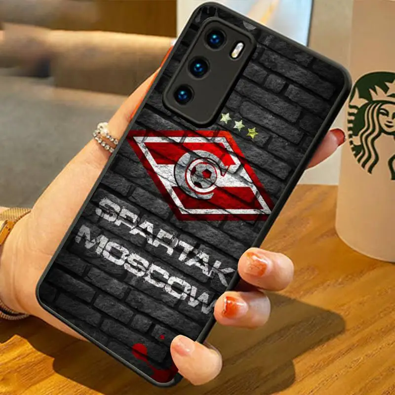 

ZFGHSHYQ Russian Spartak Moscow Football Phone Case For Huawei P20 30 40 Pro Mate 20 30 40 Pro Honor 10 V9 10