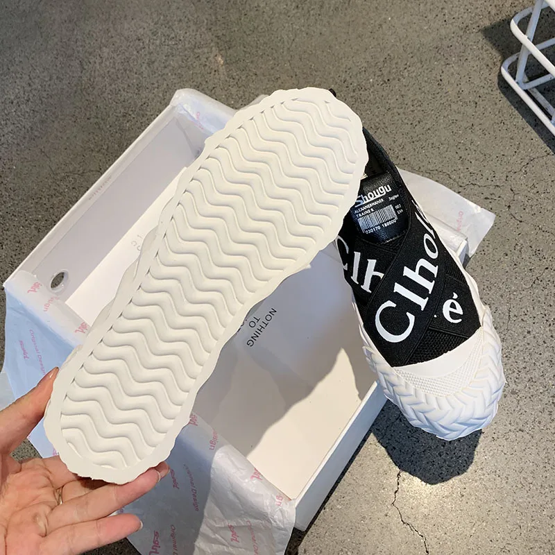 

2021 Super Popular White Shoes Women Summer Thin Flat Bottomed Versatile Elastic Mesh Breathable Comfortable Casual Sport Shoes