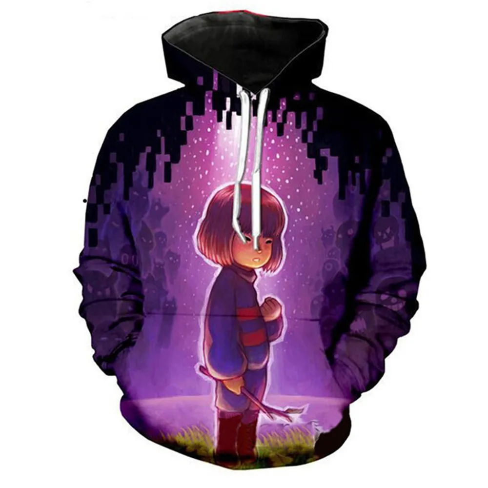 Костюм для косплея Undertale Sans Frisk толстовки мужская и женская куртка с капюшоном