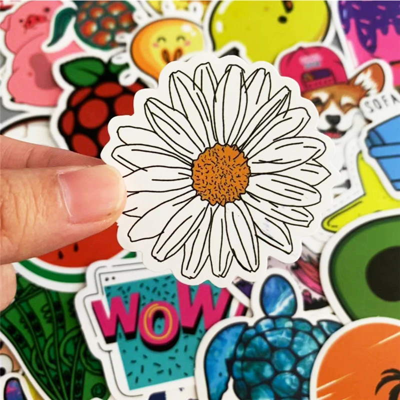 50 шт. маленькая свежая виниловая наклейка VSCO для девочек с фруктовым животным