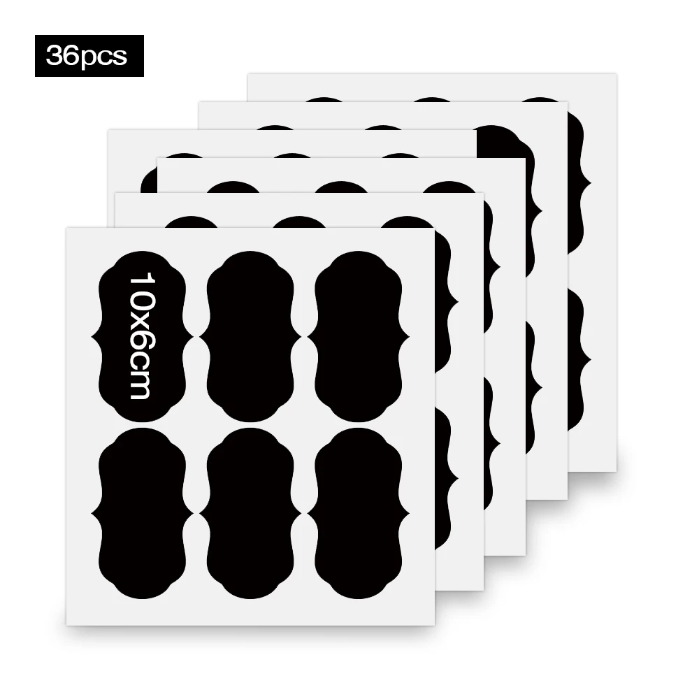 36 шт. водонепроницаемые наклейки на банки специи органайзер для хранения | Дом и