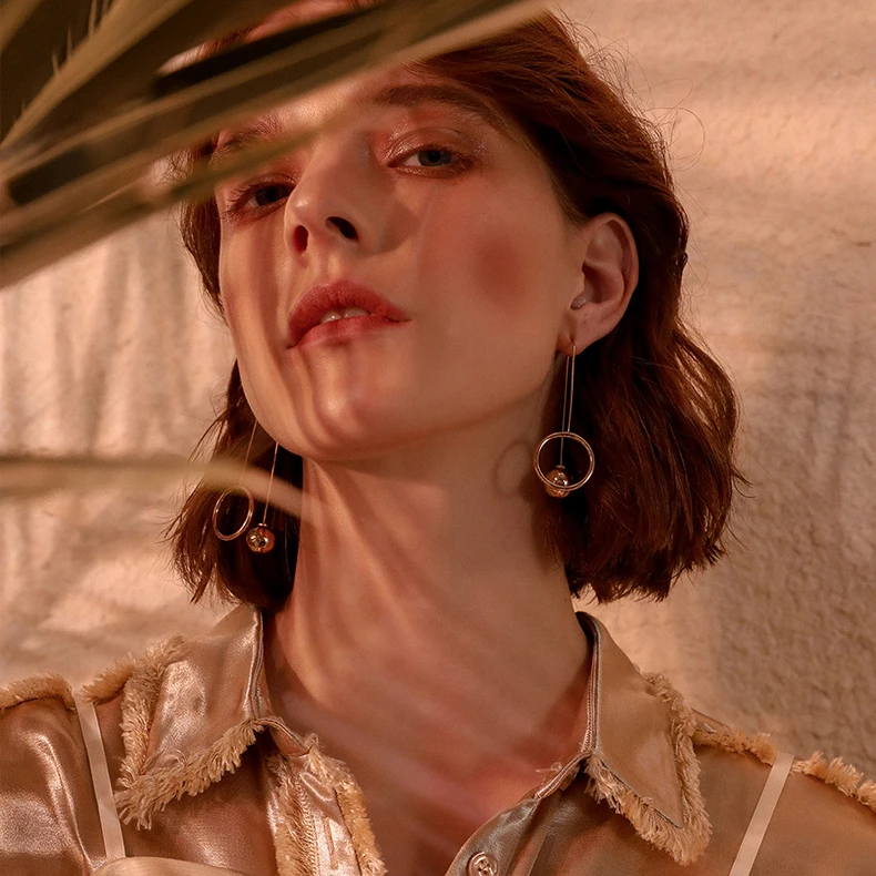 Серьги подвески ZA в новом дизайне женские висячие ювелирные украшения стиле бохо