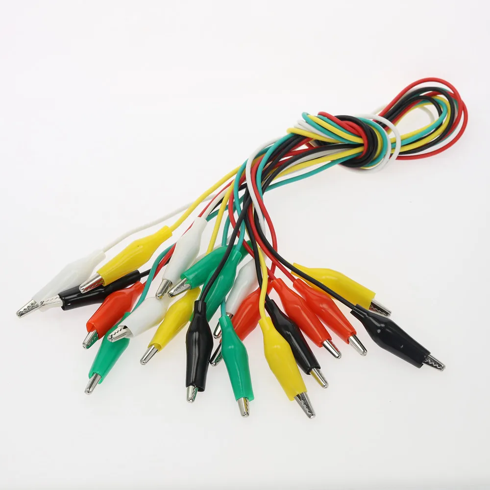 Зажимы типа Аллигатор 10 шт. электрические Тестовые провода сделай сам