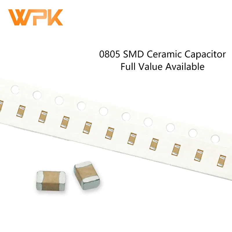 100 шт. конденсаторы 0805 SMD 5% 10% 20% 10pF 91pF 2012 НФ 22 мкФ 6 3 В 16 25 в 50 100J 102K комплекте сделай