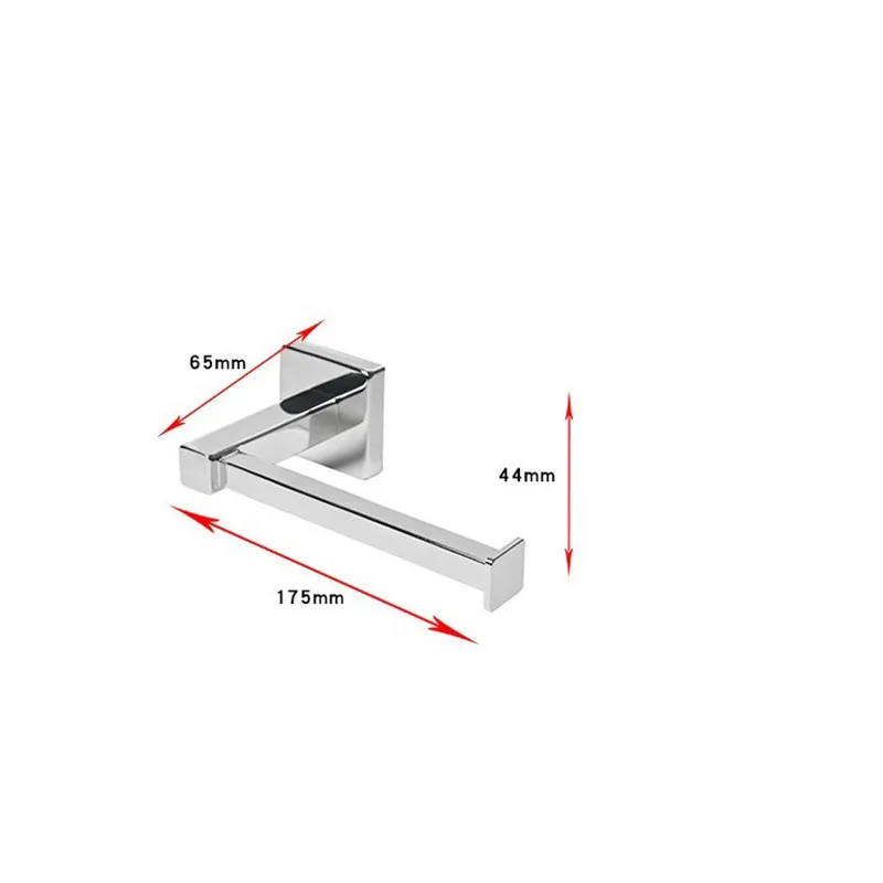 

VOGVIGO Stainless Steel Napkin Shelf Square Toilet Paper Towel Hook Storage Rack Bathroom Accessories Wall Mounted Toilet Roll