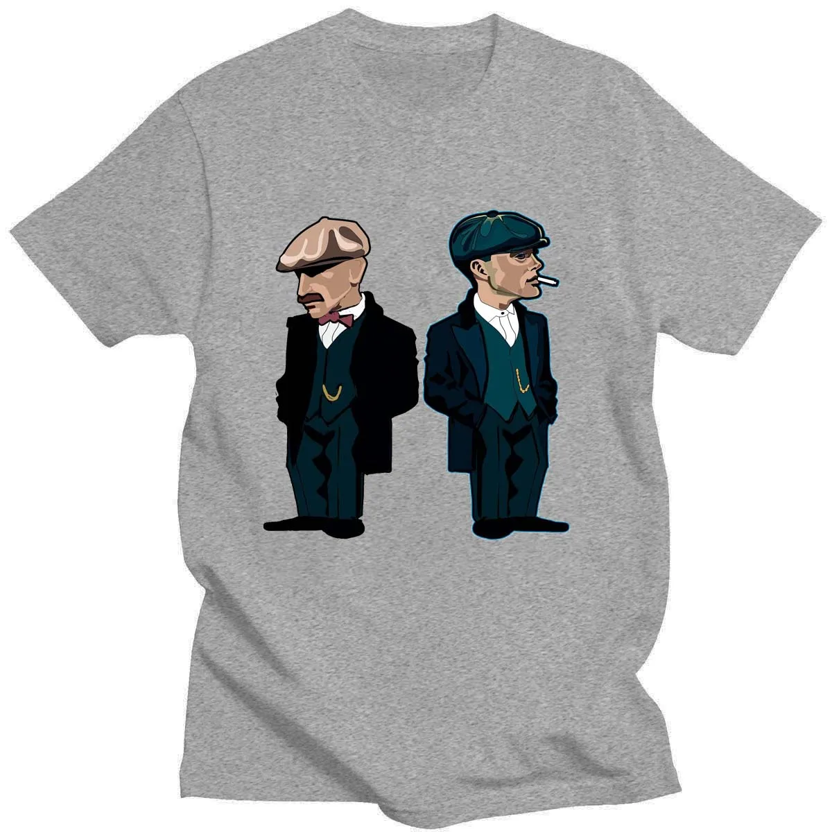 

Summer New Men Character Pure Cotton Printed T Shirt Short Sleeve Tee Shirt O-Neck Harajuku Fashion Unisex Casual Top Clothing