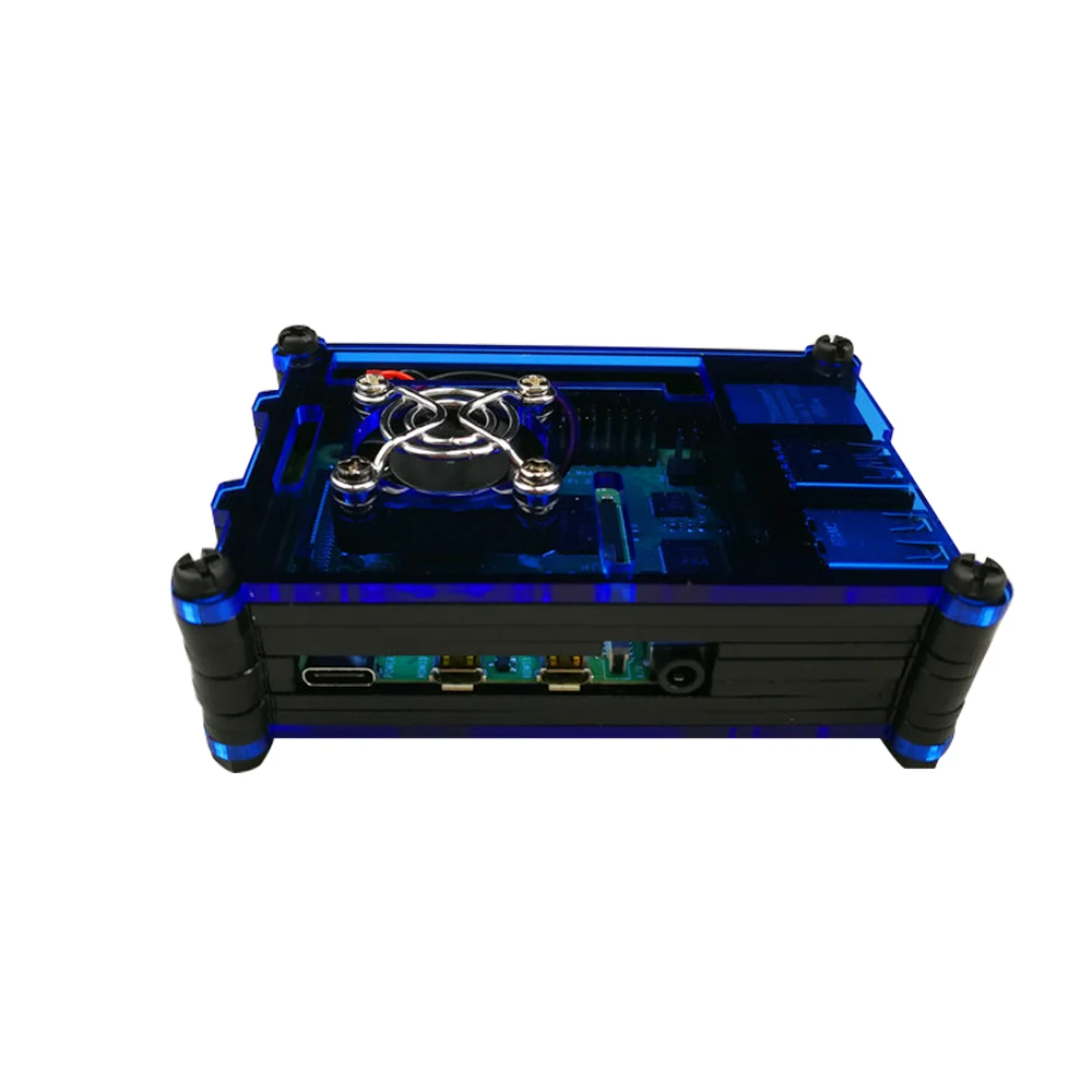 Акриловый чехол для Raspberry Pi 4 9 слоев прозрачный корпус многоцветный 4B популярный