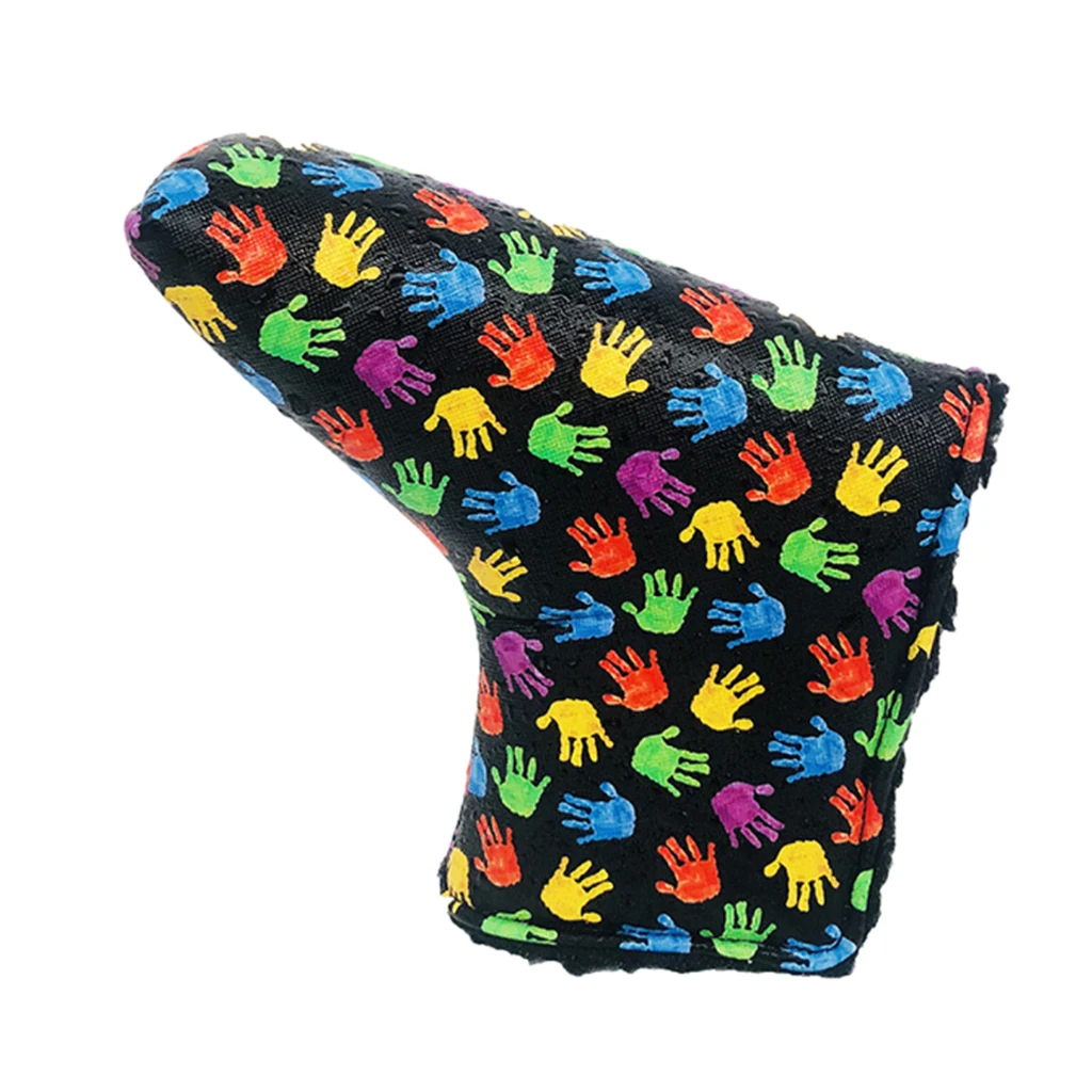 

Durable PU Leather Waterproof Golf Blade Putter Head Cover Club Headcover Protector Golf Equipment