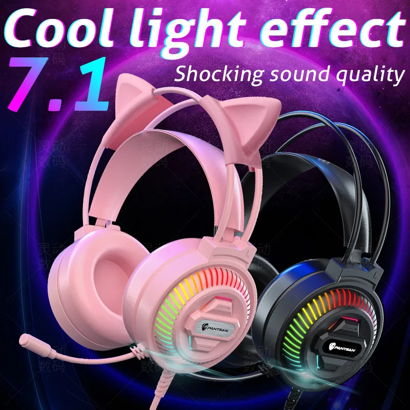 

Game Headphones Gaming Headsets Bass Stereo Over-Head Earphone PC Laptop Microphone Wired Headset For Computer PS4 Xbox