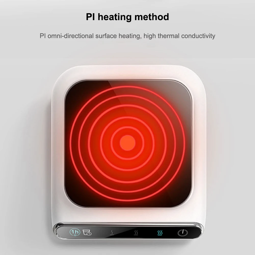 Подогреватель для чашек мини-подставки с подогревом зарядка через USB 3 уровня