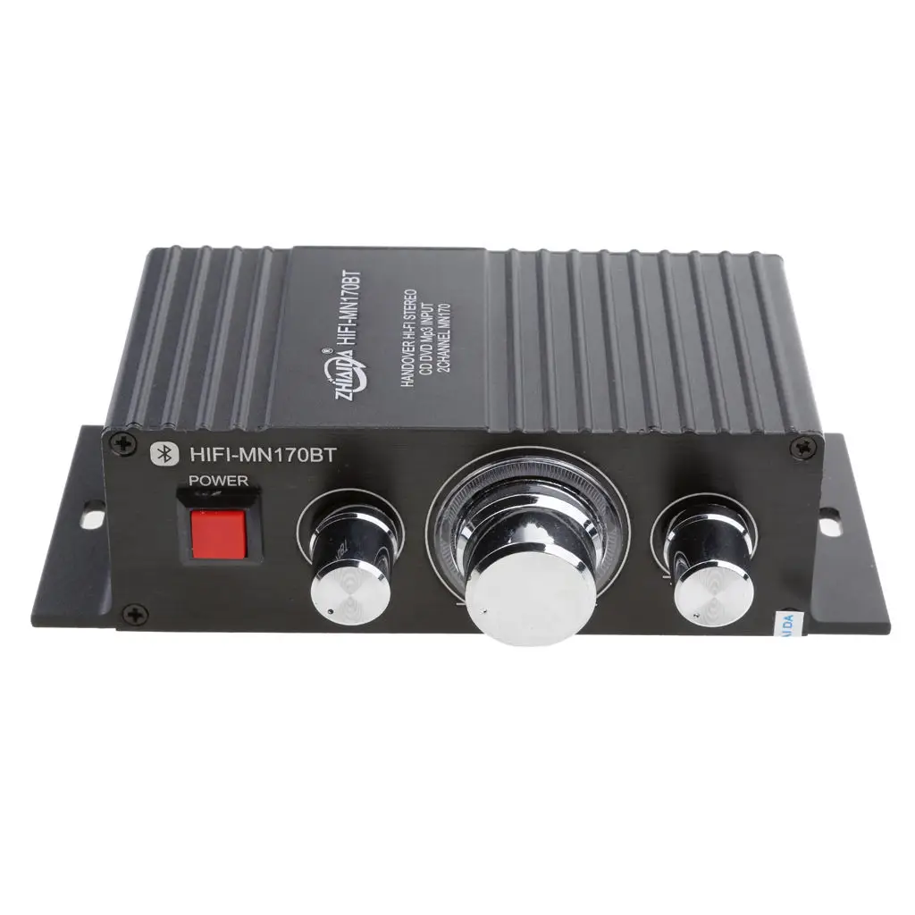 

Автомобильный мини стерео Hi-Fi Bluetooth Aux усилитель динамик 2-канальный
