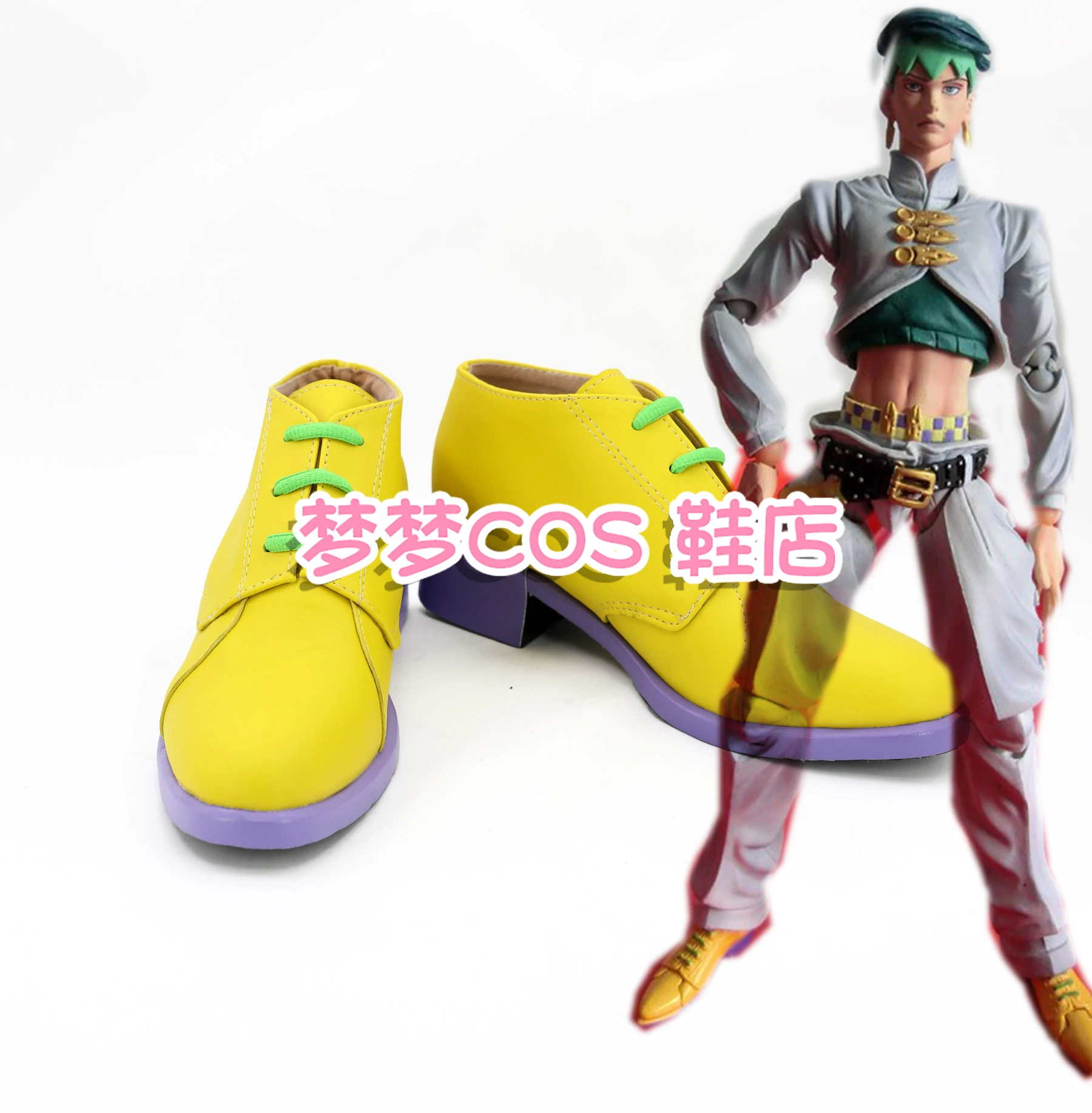 

Обувь для косплея Rohan Kishibe из аниме «Невероятные приключения Джоджо», мужские ботинки на заказ, европейские размеры