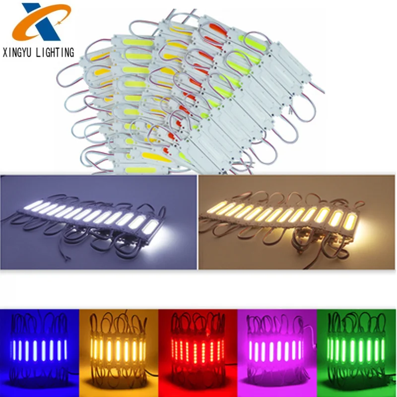 12V LED Module 20pcs COB Super Bright String Light with Lens White Waterproof SMD Luminous words Advertisemen Design - купить по