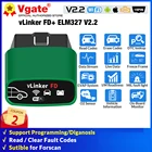 Автомобильный диагностический сканер Vgate vLinker FD + ELM327, сканер с Bluetooth 4,0 FORScan для Ford, Wi-Fi, OBD2, J2534, автомобильный инструмент ELM 327 V1.5