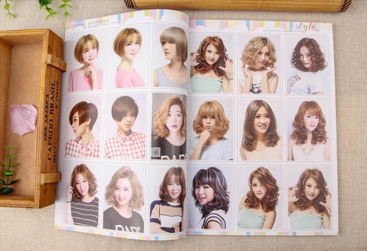 600 типов книга для дизайна парикмахерских журнала по косметике | Канцтовары офиса