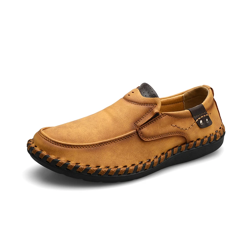 

Winter Genuine Leather Mens Shoes Casual Luxury Brand Men Loafers Fashion Breathable Driving Shoes Slip on Moccasins Size 38-49