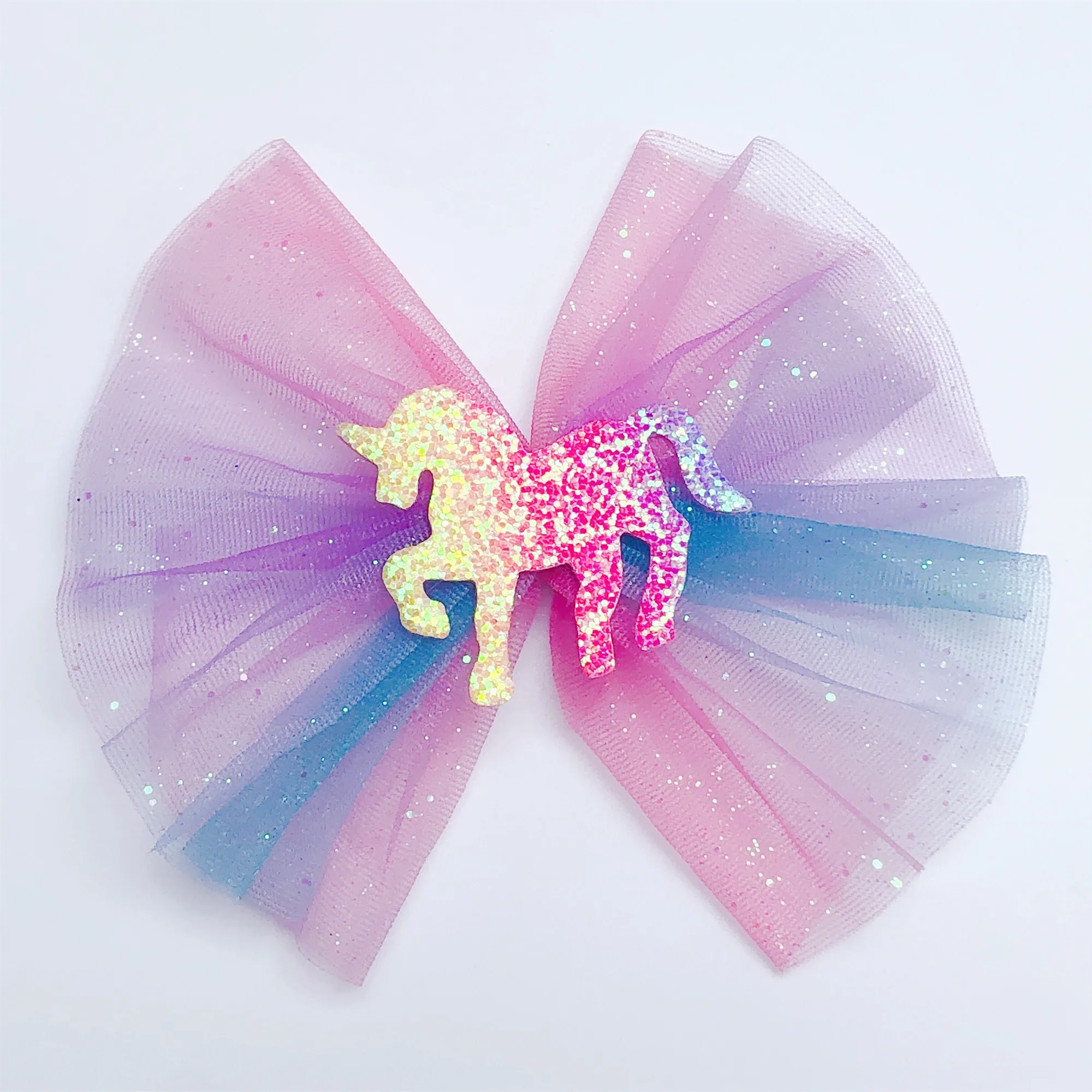 Бутик 15 шт. Модная женская обувь с блестками С изображением единорога большим