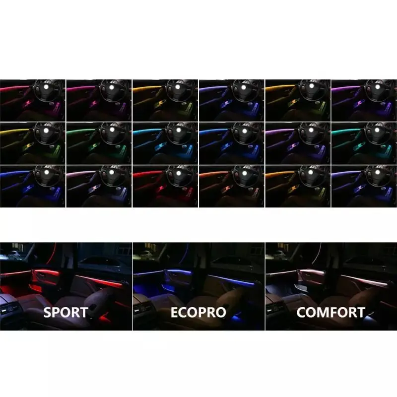 Автомобильный Стайлинг 8 видов цветов светодиодные лампы для BMW 5 серии F10 F11 F18