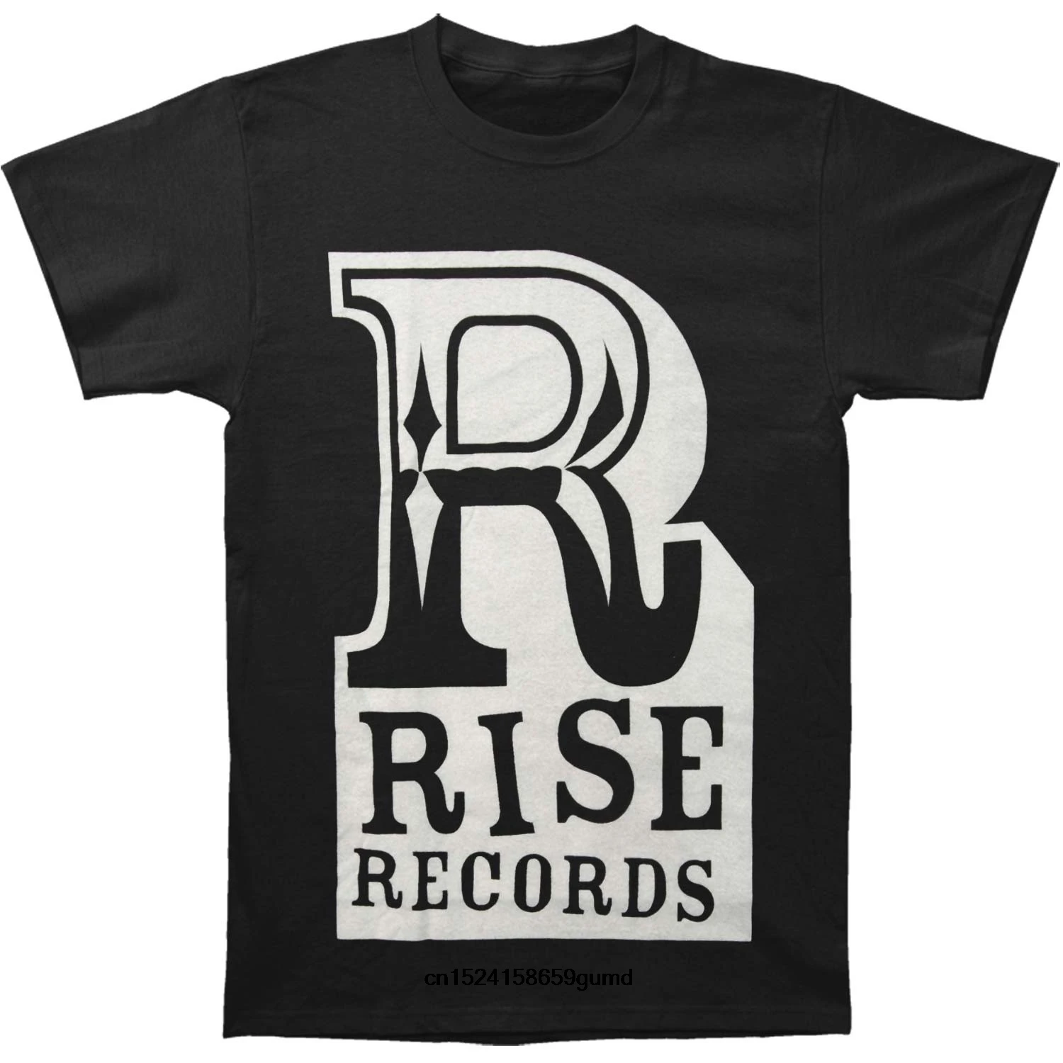 Забавная Мужская футболка женская Новинка Rise Records Big R с логотипом|Мужские