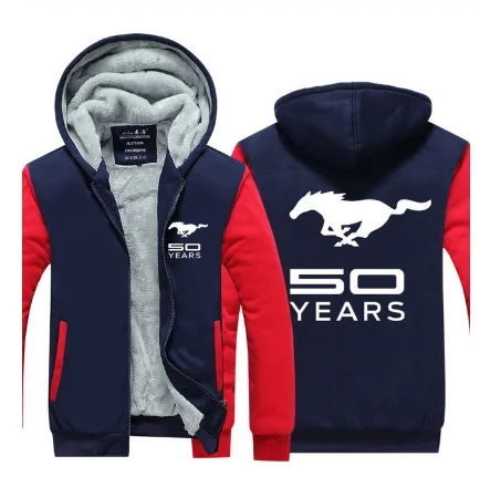 

NEW male Hoodie Plus Size jacket Hoodies men Mustang sweatshirt Hoody For men Thicken Hooded coats -02