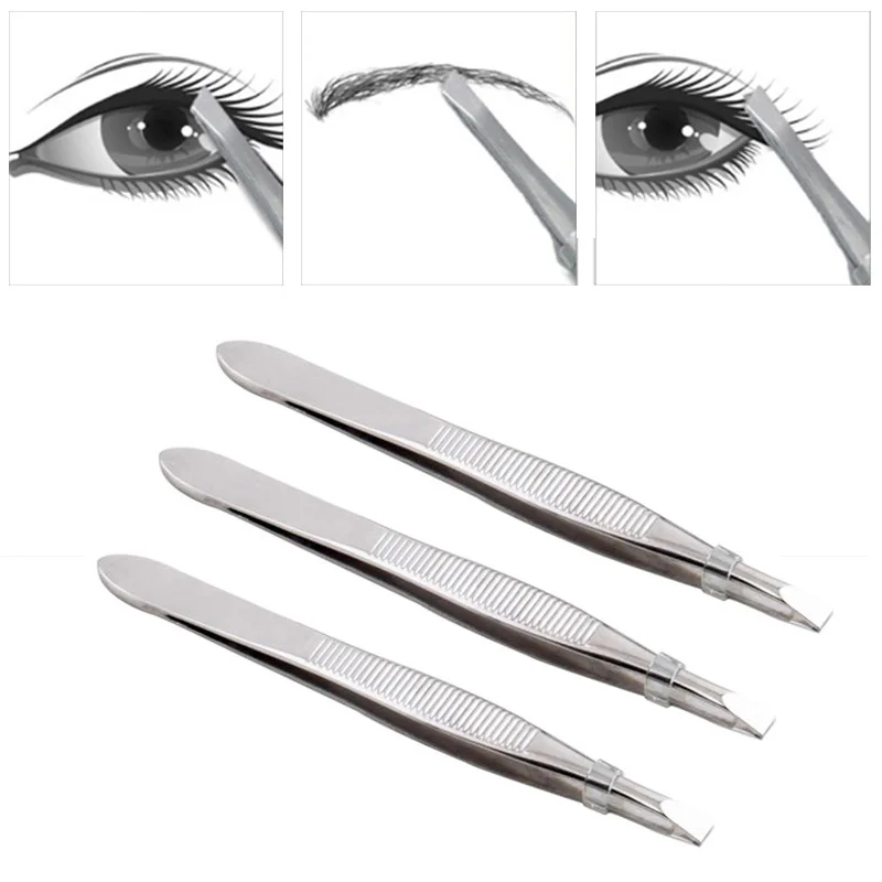 Профессиональный мини пинцет для бровей из нержавеющей стали триммеры зажим
