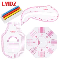 lmdz french curve ruler tailor chalk sewing ruler chalk pencil measure ruler for patchwork cloth cutting design template tools