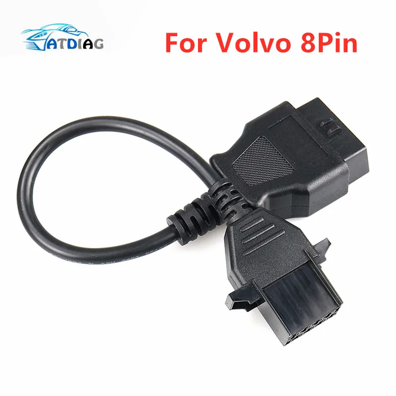 Автомобильный OBD2 Авто кабель для VOLVO-8P 16 Pin до 8 Volvo 8-контактный с адаптером