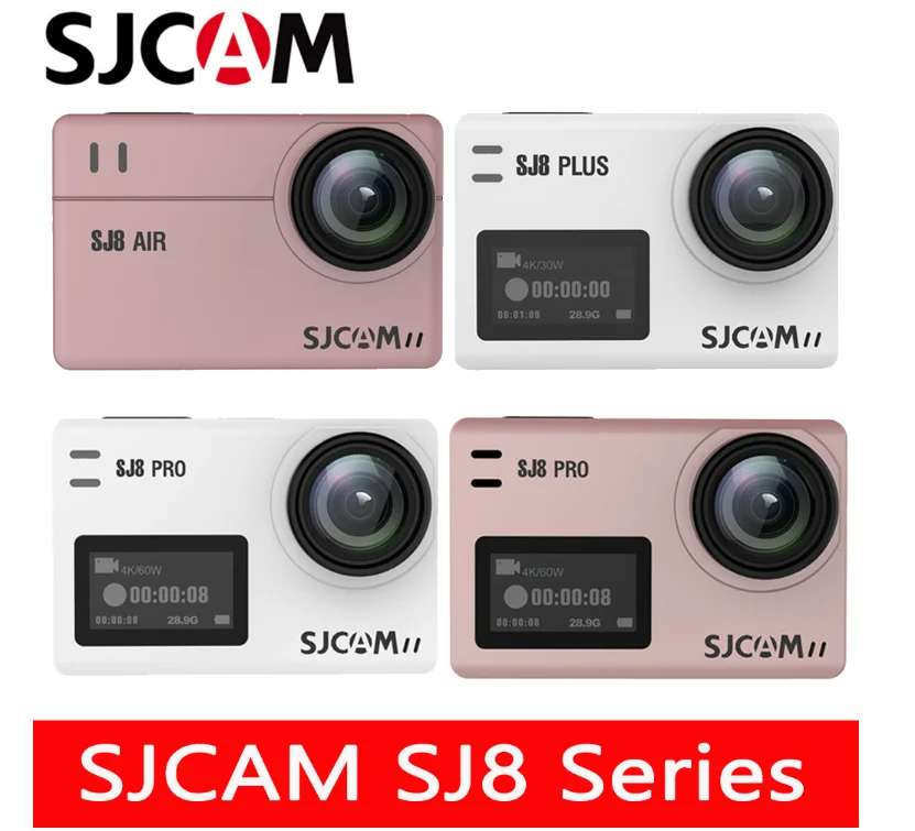 Оригинальная SJCAM SJ8 серия SJ8 Air/SJ8 Plus/SJ8 Pro Экстремальная Спортивная экшн-камера WiFi Пульт дистанционного управления Водонепроницаемый Спорт DV