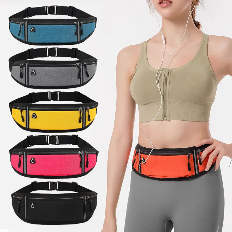 2021 New Running Sports Bag Men Women Outdoor Jogging Waist Pocket Waterproof Cycling Gym Mobile Phone Belt Pack Pouch | Спорт и