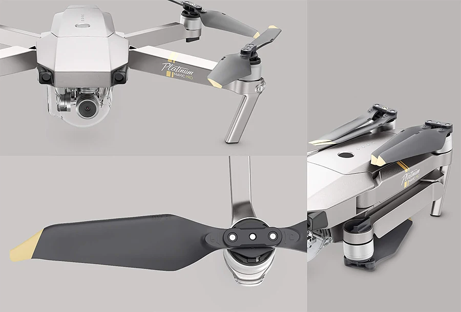 DJI Mavic PRO PLATINUM/Mavic PRO PLATINUM fly больше комбо Увеличенное время полета до 30 минут