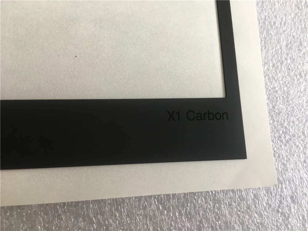 new and original laptop lenovo thinkpad x1 carbon 6th 20kh 20kg lcd bezel sticker cover case with ir hole 01yr450 free global shipping